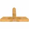 Ekena Millwork Portland Rough Sawn Timber Gable Bracket, Western Red Cedar, 48"W x 30"H x 6"D x 6"F, 15/12 Pitch GBW048X30X0606POR00RWR - alternate 3